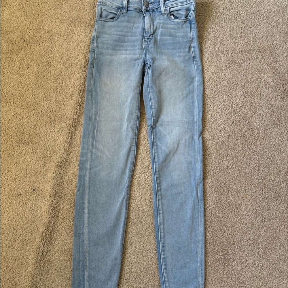 American Eagle Outfitters Light Blue Skinny Jeans